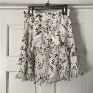 Topshop Ruffled Mini Skirt